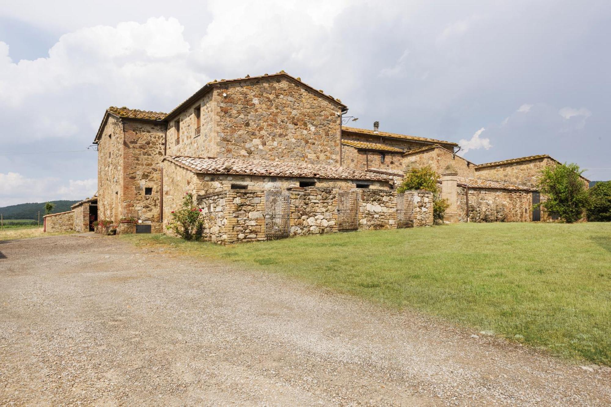 Ferienwohnung Antica Grancia Di Quercecchio Montalcino Exterior foto