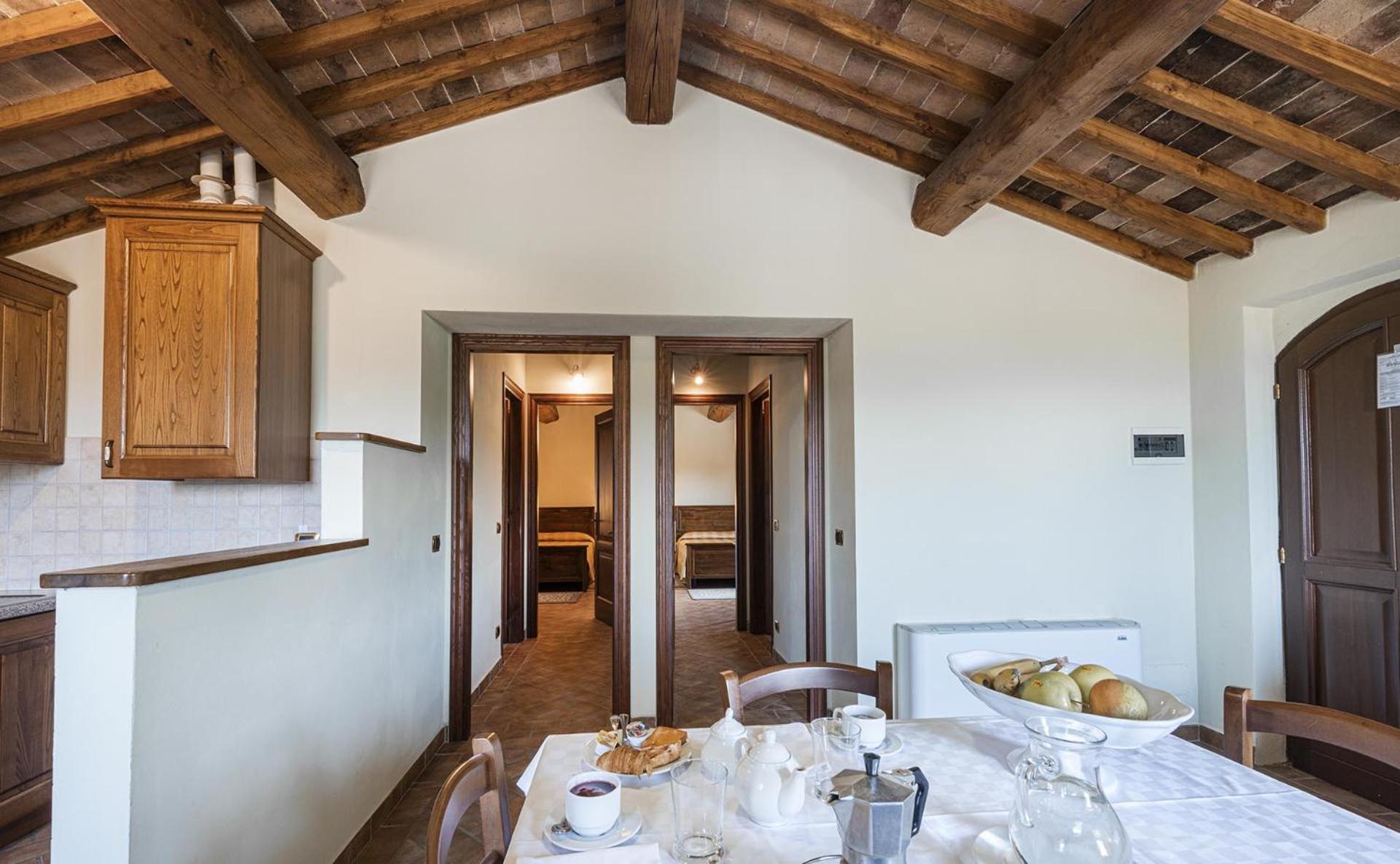 Ferienwohnung Antica Grancia Di Quercecchio Montalcino Exterior foto