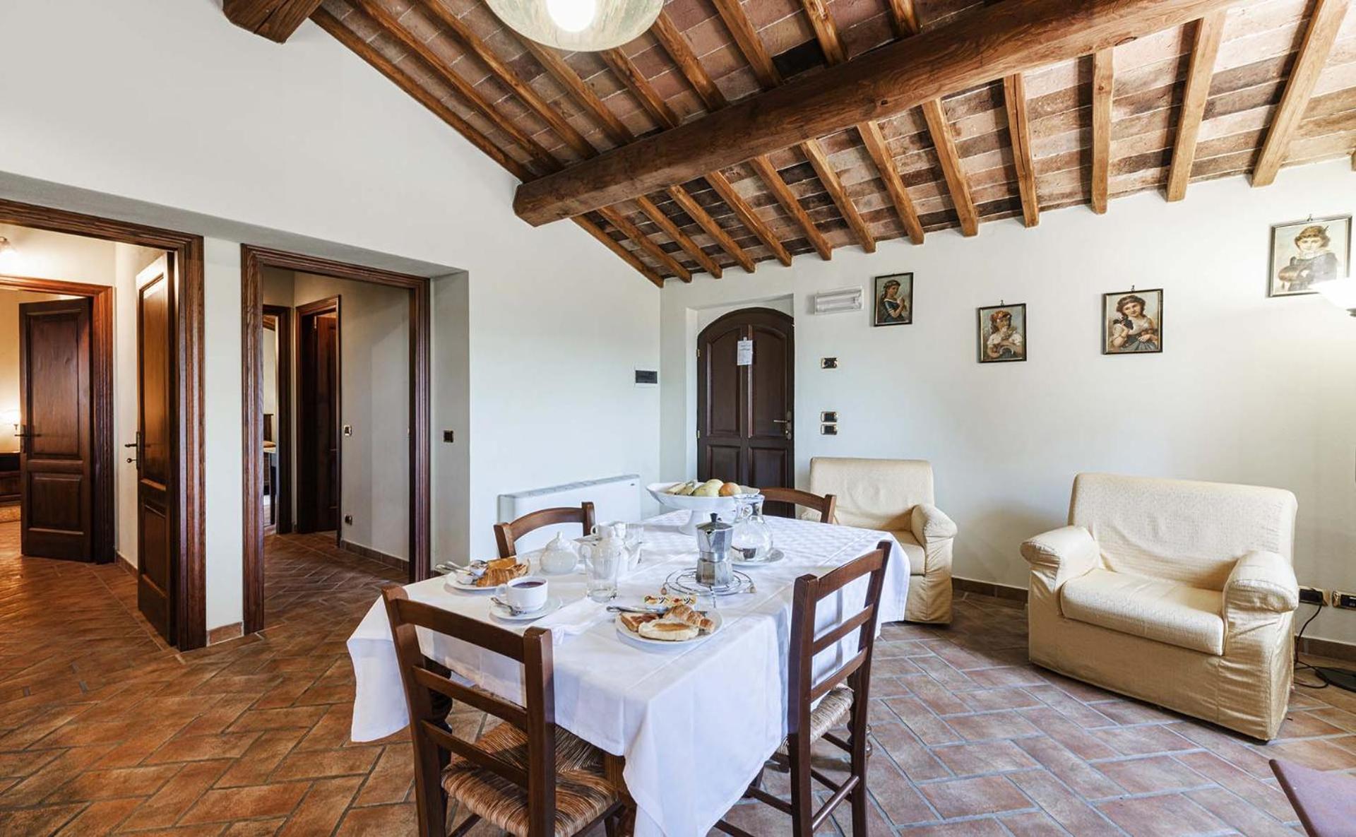 Ferienwohnung Antica Grancia Di Quercecchio Montalcino Exterior foto