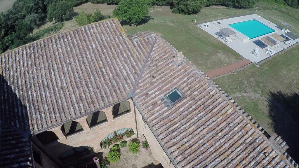 Ferienwohnung Antica Grancia Di Quercecchio Montalcino Exterior foto